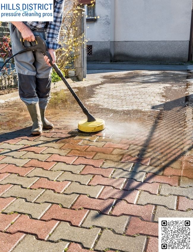 Can pressure cleaning remove oil stains from driveways?